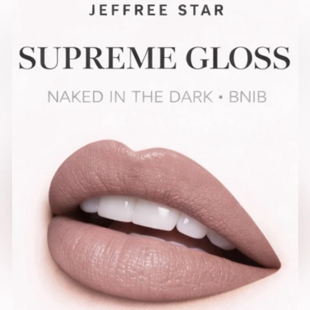 Jeffree Star Supreme Gloss Naked in the Dark BNIB Nude Lip Gloss